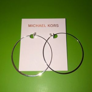 Michael Kors hoop earrings